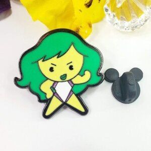 Disney She Hulk Trading Pin Marvel Avengers Kawaii Lapel Pin Brooch Jewelry